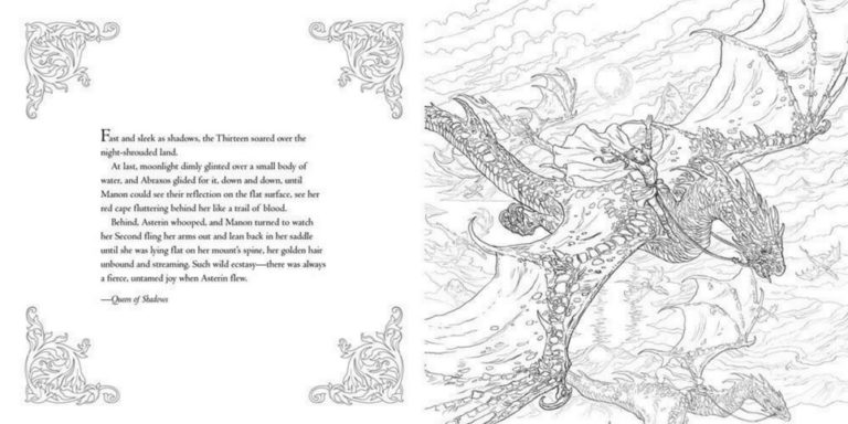 The Throne of Glass Coloring Book, by Sarah J. Maas : The Childrens
