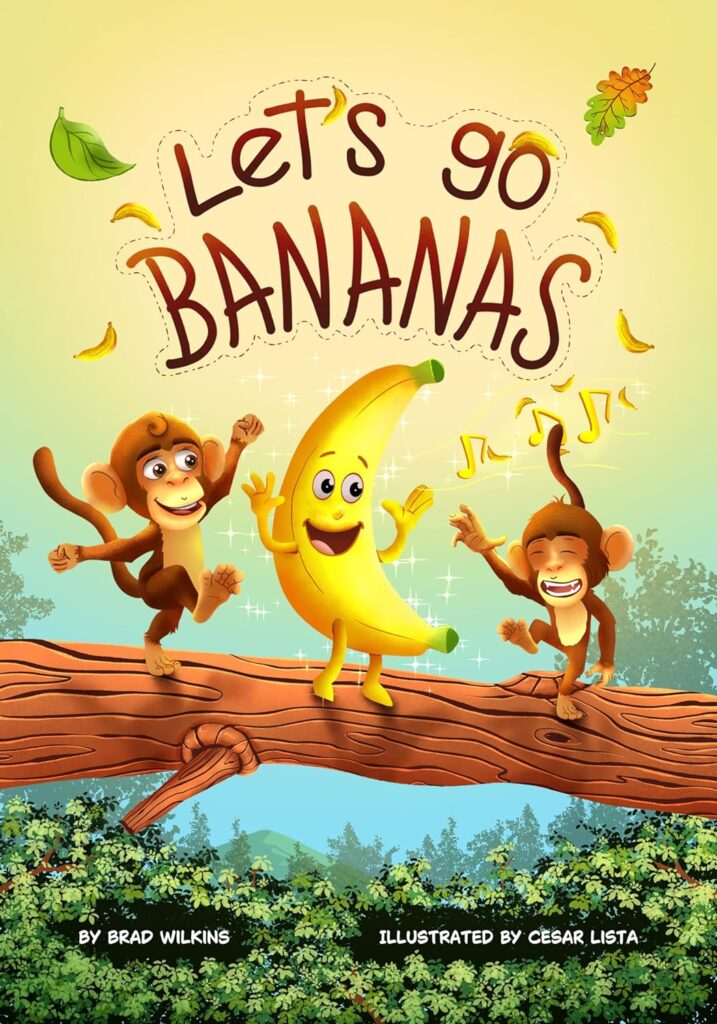 Book cover: Let's Go Bananas