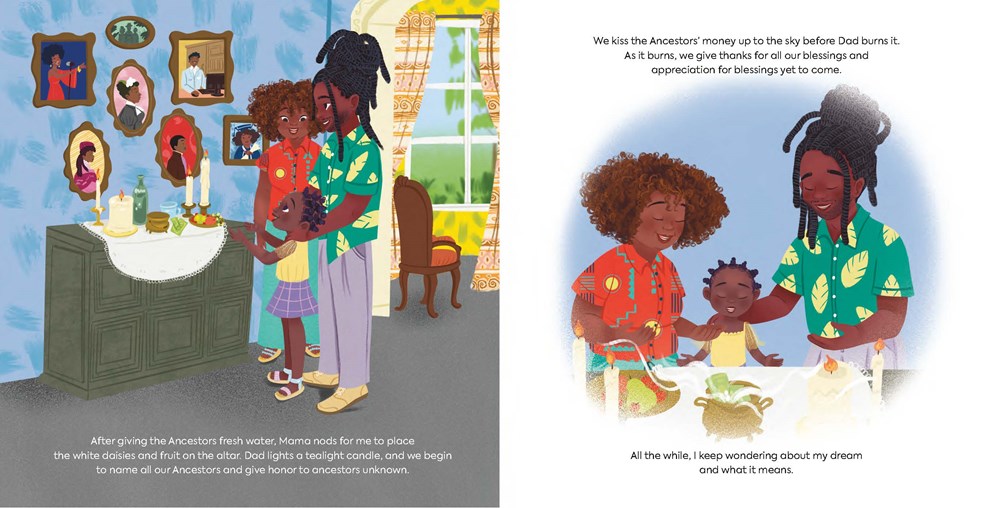 Illustration by Sawyer Cloud in Saturday Magic written by Nyasha Williams and Kenda Bell-Spruill