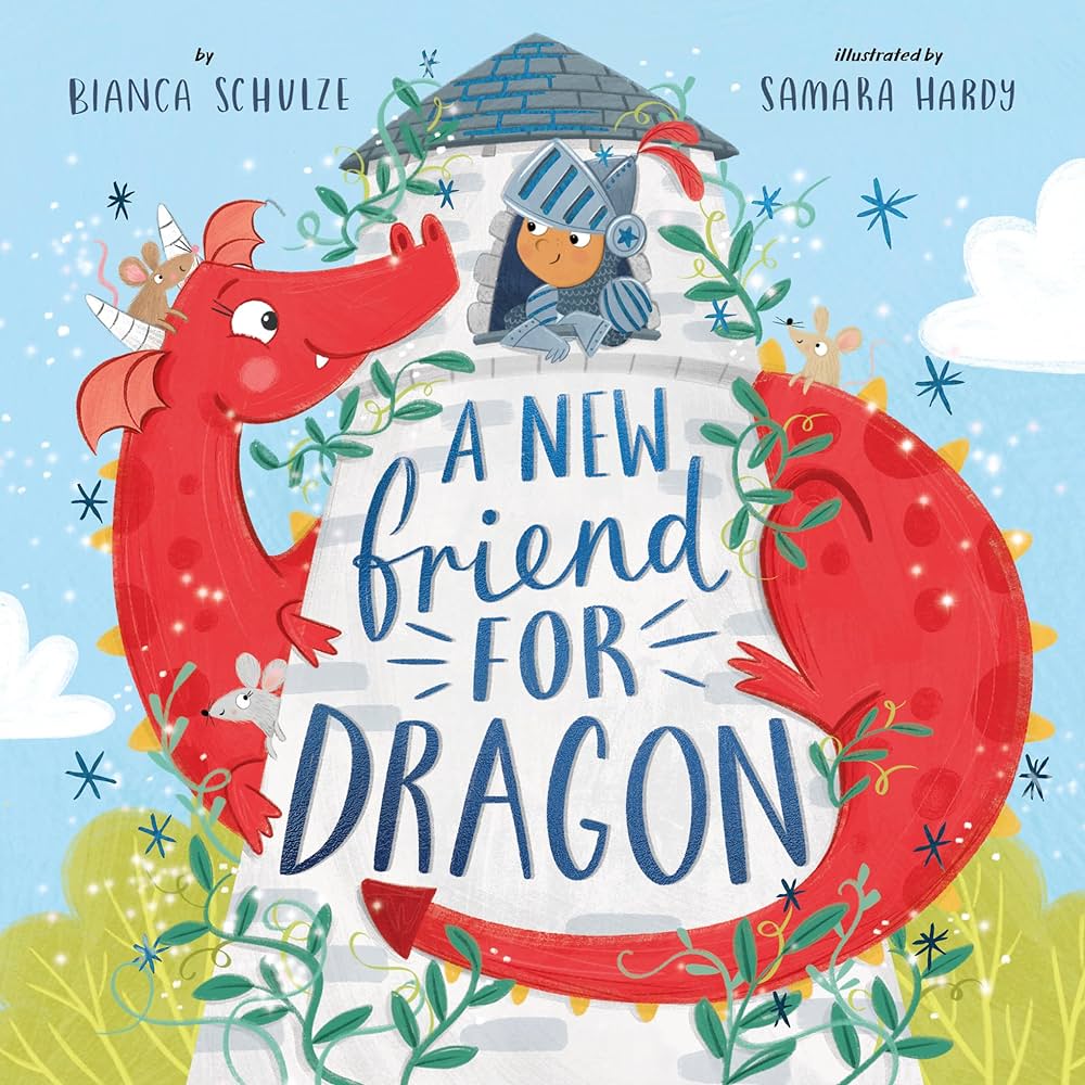 A new friend for dragon: Book Cover