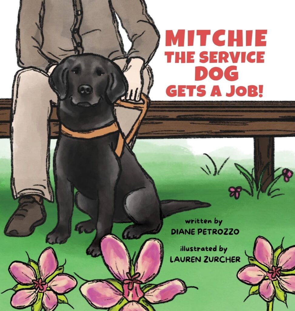 Book cover of Mitchie the Service Dog Gets a Job!