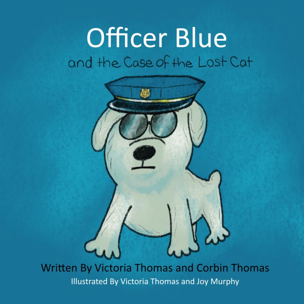 Book cover of Officer Blue and the Case of the Lost Cat 