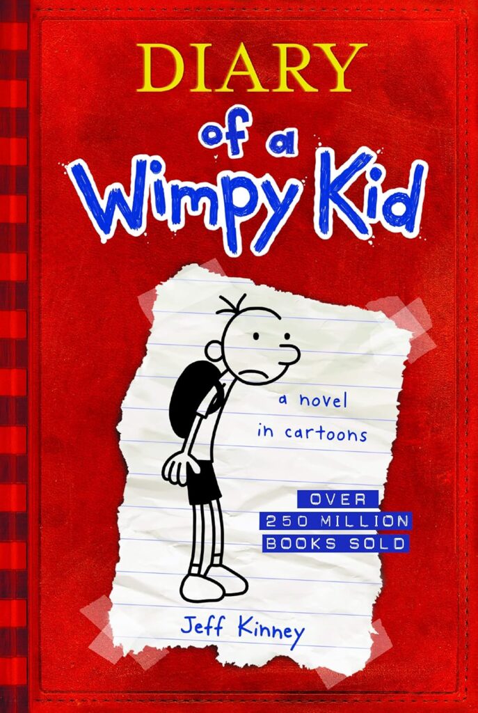 Book cover: Diary of a Wimpy Kid