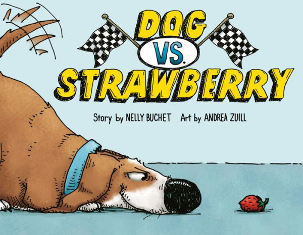 Dog vs. Strawberry: Book Cover